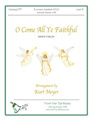 O Come All Ye Faithful Handbell sheet music cover Thumbnail